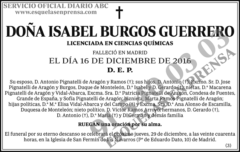 Isabel Burgos Guerrero